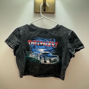 Car crop top super cute summer spring